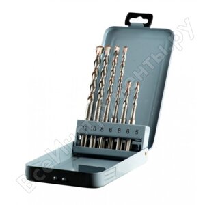 Набор буров classic 7 шт. (5-12 мм; sds-plus) metabo 626244000
