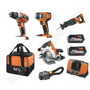 Набор инструмента aeg jp18u5-402b 4935472205