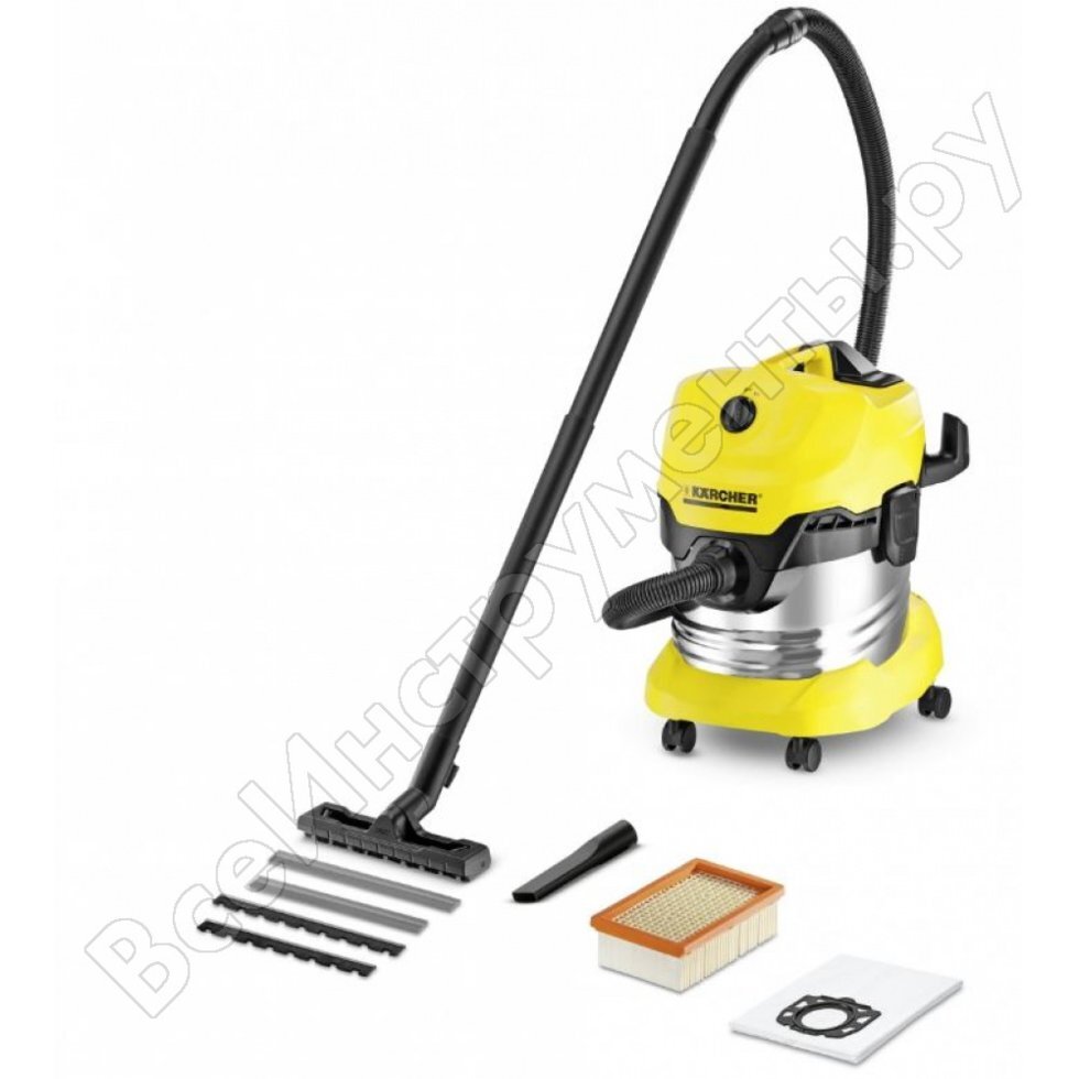 Пылесос karcher wd 4 (mv 4) premium 1. 348 - 150 - особенности