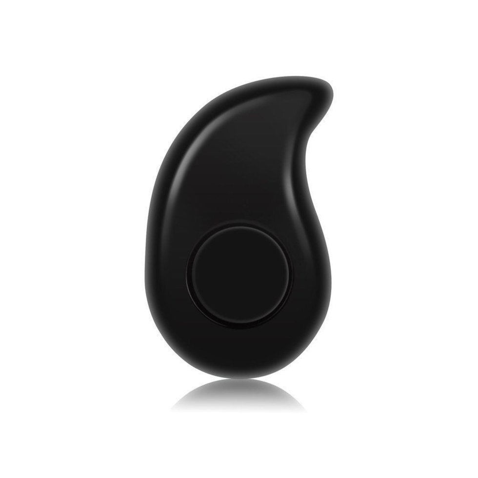Недорогая Bluetooth гарнитура - невидимка, черная - розница