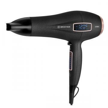 Фен brayer BR3001, 2200 вт, LED - обзор