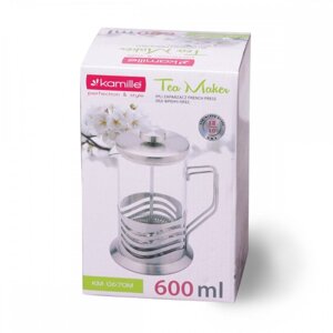 Френч-пресс Kamille KM-0772M 0,6 л