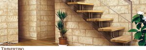 Штукатурка с мраморной крошкой Clavel Travertino Naturale 25 кг на 12,5 м. кв.