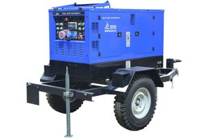 TSS DUAL DGW 28/600EDS-A На тракторном шасси двухпостовой дизельный сварочный генератор