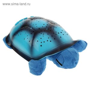 Детский ночник-проектор LuazON 001, USB, 4 цвета, музыка, синий
