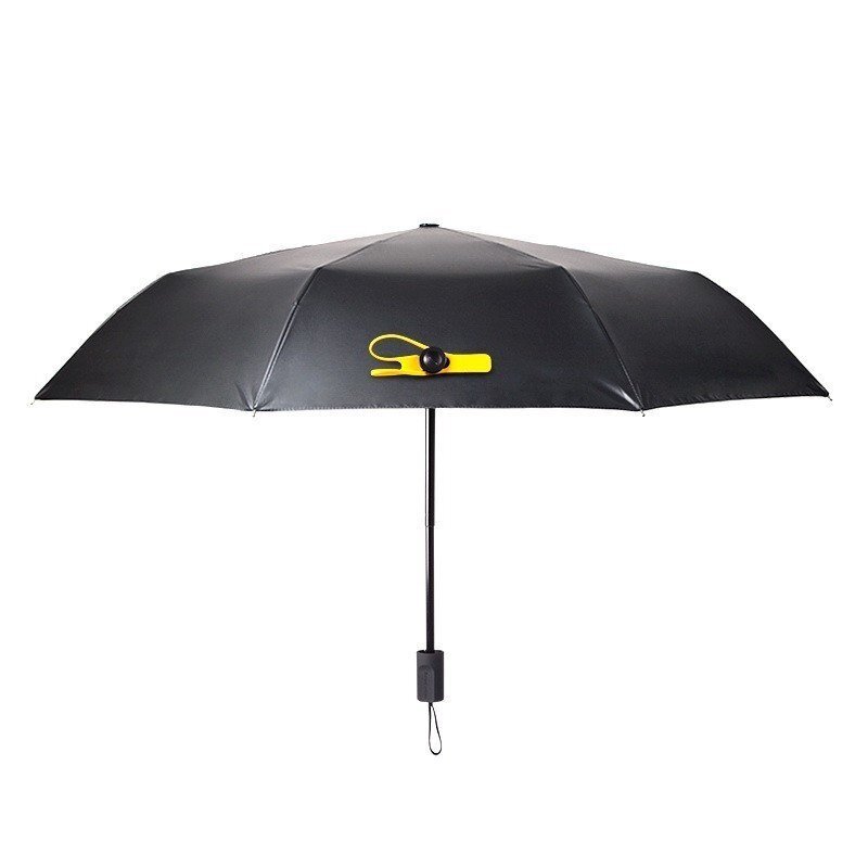 Гламурный Мини зонт Black Lemon, черный - распродажа