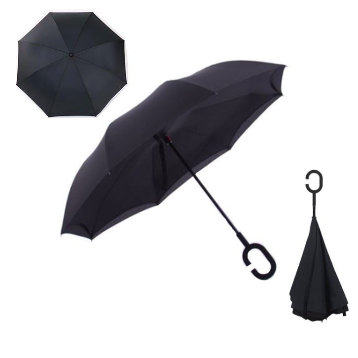 Ветрозащитный антизонт Up-brella НЕТ сломанным зонтам  в ветреную погоду!  (красный) - Россия