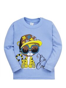 Кофта для мальчика Modern Cheetah голубой, 1-4 года