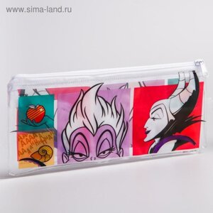 Пенал мягкий плоский "Злодейки", Villains