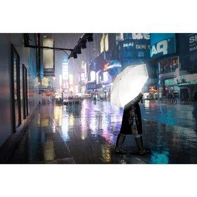 Зонт Reflective, диаметр 100 см, светоотражающий - выбрать