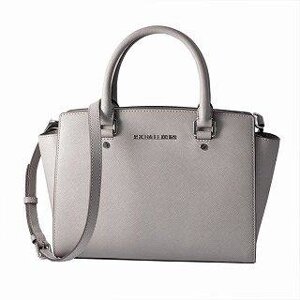 Женская Сумка Майкл Корс Оригинал Серая Селма Michael Kors Selma Medium 30S3GLMS2L Pearl Grey