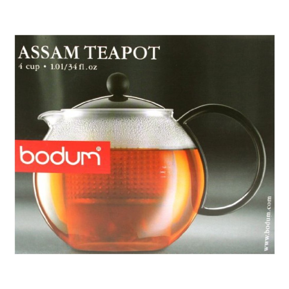 Чайник заварочный с прессом 1 л Bodum Assam черный - Москва