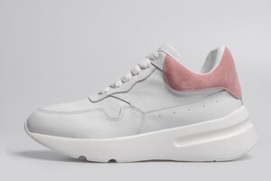 Размеры: 40, 41. Повседневная обувь Alexander Mcqueen для женщин Кроссовки Alexander Mcqueen Mid. Артикул - 52666