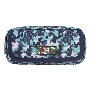 Пенал BRAUBERG для мальчиков, 1 отделение, органайзер, мягкий, Military, синий, 21х5х9 см, 228991