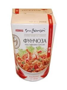 Вермишель фунчоза под тайским соусом умеренно острая 120 гр.