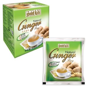 Имбирь натуральный "Ginger Natural", 20 саше по 4 г, GOLD KILI, 2010