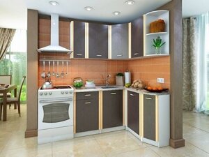 Кухонный гарнитур правый Бланка СТЛ.122.00 Белый/Венге
