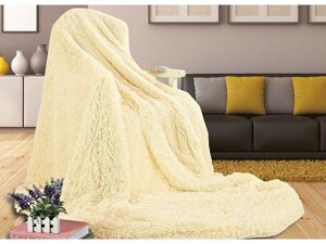 Плед искуственный мех 160х220 см в ассортименте