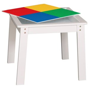 Столик игровой Lego table 60x60x51 см белый