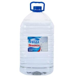 Вода дистиллированная Sibiria 5 л